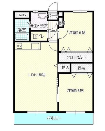 ループサイドの物件間取画像